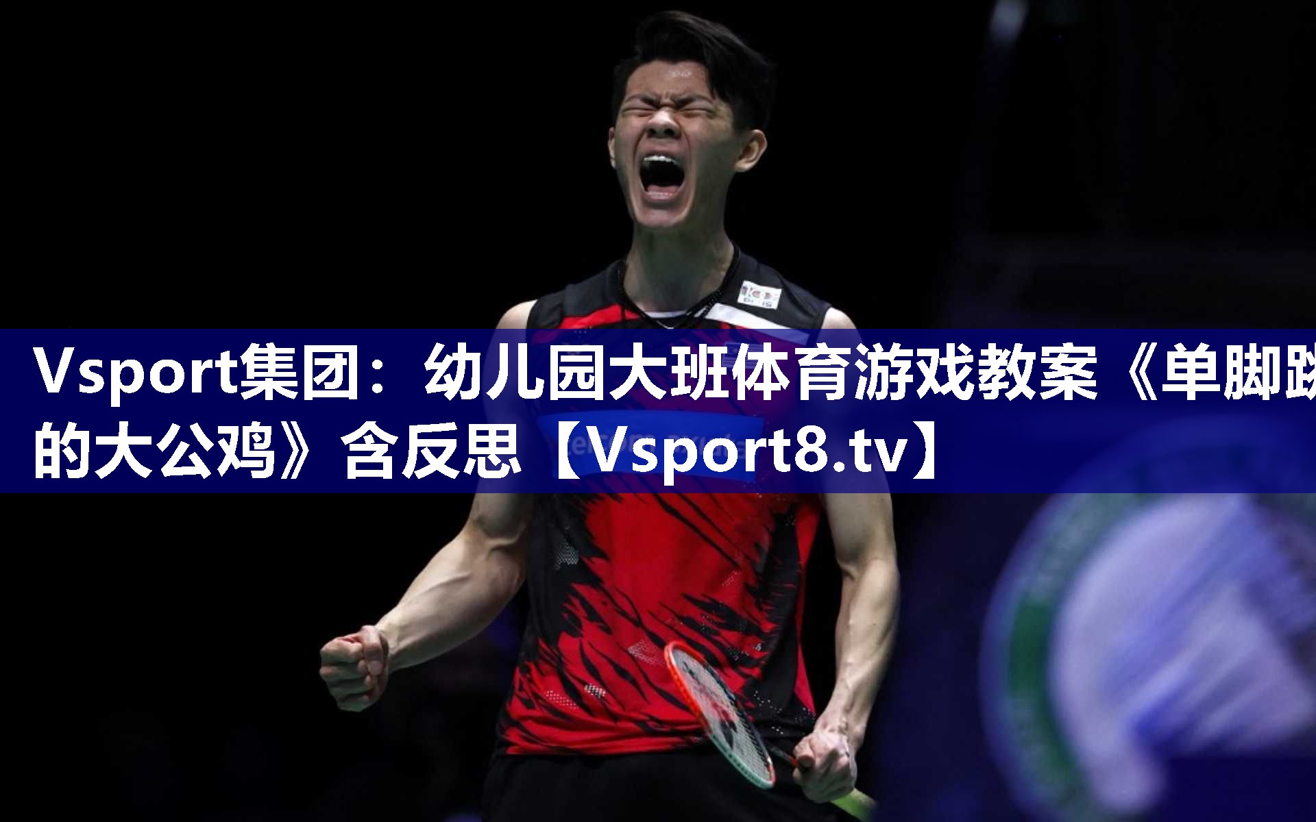 Vsport集团：幼儿园大班体育游戏教案《单脚跳的大公鸡》含反思